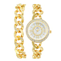 Miniatyrbillede 5 af 6: Let Luksus Dameur Romersk Urskive Fuld Diamant Quartz Ur Mode Simpelt Dobbelt Kædeur Silver