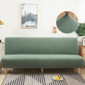 Miniatyrbild 11 av 11: 15 Färger Polar Fleece Sofföverdrag för Bäddsoffa Utan Armstöd Vikbar Bänk Överdrag Sofföverdrag X/Z/D Storlek För Hem Hotell Navy Z  160-190cm