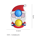 Miniatyrbild 1 av 11: Julgran Santa snögubbe Ornament God Jul Dekorationer För Hemmet Julgransprydnad Navidad Natal Clear