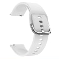 Miniatyrbild 1 av 11: Silikon Original klockarmband för Samsung Galaxy Watch Active1 Active 2 40mm 44mm / 3 41mm smart klockarmbandsbyte White Galaxy watch active