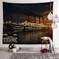 Miniatyrbillede 5 af 8: Brugerdefineret Titanic Gobelin Boligindretning Stue Væg Fest Æstetisk Hængende Gobeliner Tæppe til Soveværelse 1-12-1-26 130X150CM Tapestry3
