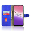 Pikkukuva 2 / 5: Oppo A5 Pro 5G nahkakotelo, ihon tuntu, pudotussuoja, lompakkokansi - Ruskea Blue