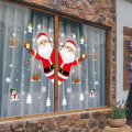 Miniatyrbilde 2 av 11: 2023 Avtakbar Jule PVC Statisk Klistremerke Julenissen Elg Nye Glass Klistremerker Lim Vindusfest Dekaler År Snøfnugg Forskjønne G sticker