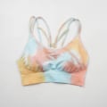 Pikkukuva 10 / 11: Joogaleggingsit Naisten Joogahousut Juoksu- ja treenivaatteet Blue Shorts 1pcs L