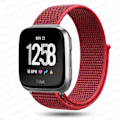 Miniatyrbild 1 av 11: Armband för Fitbit Versa 2 band correa Smartklocka ersättningsarmband Nylon Loop Armband correa Fitbit Versa 2/Fitbit Libe band Overseas Red