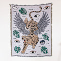 Miniatyrbillede 1 af 11: Afslappede Tæpper Tæppe Dekoration Sol Tæppe Tæppe Sofa Fritid Tæppe Enkelt Tapestry Sofa Tæppe Kastetæpper XT07-7 130X150CM