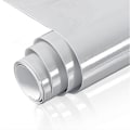 Pikkukuva 1 / 4: Helmiäishohtoinen PVC Itseliimautuva Vedenpitävä Tapetti Keittiön Kaapin Tarra Huonekalujen Kunnostus harmaa grey