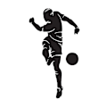 Miniatyrbillede 1 af 3: 1 stk. Fodbold Tapet