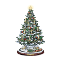 Miniatyrbilde 7 av 11: Juletre Vindusklistremerker Roterende Skulptur Togdekorasjon Juledekorasjoner Vinter Hjemmeinnredning 2023 Navidad as picture 20x30cm