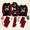 Miniatyrbild 2 av 4: Matchande julpyjamas för familjen, pyjamasset för vuxna, barn och bebisar, Älg Ren-kläder, Sovkläder Christmas set 1 Women - L