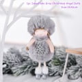 Pikkukuva 1 / 11: 2023 Joulu Joulukuusen Riipuskoristeet 2023 Uuden Vuoden Lahjat Joulun Enkelinuket Joulukoristeet Kotiin Natal Noel Deco 212-Gray Snowflake