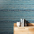 Miniatyrbilde 4 av 5: Semper Marmor Tapet Muriva Teal/Gull Teal/Gold