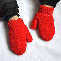 Miniatyrbillede 3 af 11: Varme Plys Tykke Varme Babyhandsker Vinter Plus Fløjl Vanter Børn Kid Koral Fleece Fuld Fingerhandsker Til 1-4 År Børnehandsker Gray2 As photo