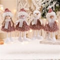 Pikkukuva 3 / 11: 2023 Joulu Joulukuusen Riipuskoristeet 2023 Uuden Vuoden Lahjat Joulun Enkelinuket Joulukoristeet Kotiin Natal Noel Deco 212-Gray Snowflake