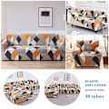 Miniatyrbild 3 av 11: Stretch Rutig Sofföverdrag Elastiska Soffskydd för Vardagsrum funda soffa Stol Sofföverdrag Heminredning 1/2/3/4-sits Color 21 2-seater 145-185cm