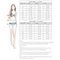 Pikkukuva 2 / 5: Tyttöjen uimapuku liukuvärjätty, jaettu väritulostus seksikäs slim fit laihduttava plus-kokoinen bikiniuimapuku Picture color 4XL