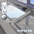 Pikkukuva 2 / 3: 1 rulla marmorikuvioista seinätarraa keittiön työtasolle huonekalujen tee-se-itse itseliimautuva tapetti (tummanharmaa)