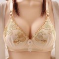 Miniatyrbillede 3 af 4: Blonde BH i store størrelser Dame Undertøj Bralette Sexet Push Up BH Red 42/95BC