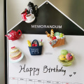 Pikkukuva 2 / 11: 3D Luova Simulaatio Ruoka Söpöt Mini Jääkaappimagneetit Kodin Sisustus Jääkaappitarrat Jääkaapin Liima Huoneen Koristelu Kokoelma cake