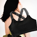 Pikkukuva 2 / 6: Joogaliivit Iskunkestävät Push Up Urheiluliivit Juoksuun Joogaan Kuntosalille Crop Top Hengittävät Treeniliivit black Free Size