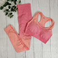 Miniatyrbild 3 av 11: Yoga Set BH och Leggings Träningskläder Outfit för Kvinnor Green set S