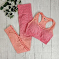 Pikkukuva 3 / 11: Joogasetti Rintaliivit ja Leggingsit Fitness-urheiluvaatesetti Naisille Lightgrey set L