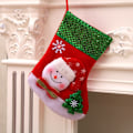 Miniatyrbild 1 av 11: Juldekorationer Jultomte Små Strumpor Julgranshänge Julstrumpor Presentpåse Julväska Sequined medium socks (Snowman style