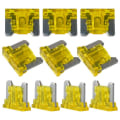 Miniatyrbilde 2 av 11: 100/50/10 stk. Mikro Bil Sikringer Automotive Blad Type Mini Sikring Sortiment Blad Sikring Sett 2A 3A 5A 7.5A 10A 15A 20A 25A 30A 35A 40A 10AMP 10pcs