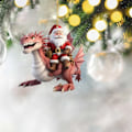 Miniatyrbilde 11 av 11: 2023 Juletrepynt Flygende Drage Ornament Drage Nøkkelring Vindusdekor Akryl Drage Festdekorasjon Tilbehør Gaver C One Size