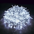 Pikkukuva 6 / 9: 100 LED-valosarja Jouluvalosarja Joulukuusi Verkkovirta Ulkokäyttöön Puutarhajuhliin Festivaalikoriste Multicolor EU Plug