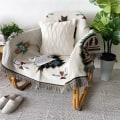 Pikkukuva 4 / 11: Vintage-sohvapeitto, boheemi tuolinpäällinen, pyyhe, pehmeä puuvillainen seinävaate, pöytäliina, perhekoriste, bohotyyli, festivaalilahja N 14 130x150cm
