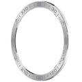 Miniatyrbillede 5 af 5: Til Garmin Fenix 8 Solar 51mm Rustfrit Stål Bezel Ridsefast Beskyttelsesring - Sort+Rød Silver+Grey