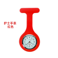 Miniatyrbilde 7 av 11: Silikon Sykepleierklokke Nål Lommeur Student Lommeur Logogave Klokke Rose Red
