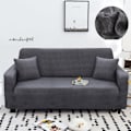 Miniatyrbild 8 av 10: Stretch Sofföverdrag Elastiska Allomfattande Möbelskydd för Olika Form Soffa Loveseat Stol L-Form Sofföverdrag colour2 2-seater 145-185cm
