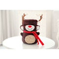 Miniatyrbillede 1 af 4: Julegave Kreativ Julemand Tæppe Tegneserie Dobbeltsidet Flanel Snemand Tæppe Elk Large size (1.2 m * 1.7 m)