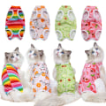 Miniatyrbilde 1 av 8: Katt Steriliseringsklær etter Operasjon Fruktserie Fire Sesonger Kjæledyrklær Rainbow XL back length 40cm
