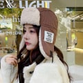 Miniatyrbilde 8 av 8: Varm Lei Feng-hatt for kvinner, vinter, ski, ørebeskyttelse, kuldebestandig bomull, utendørs, student, sykkelhatt for menn, vind- og kuldehatt gray One Size