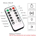 Miniatyrbild 3 av 9: 5/10M LED Ljusslinga Fjärrkontroll Fairy Lights Batteridriven Jul Utomhus Girlang Bröllopsfest Högtidsljusslinga 10m USB Remote Multicolor