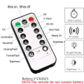 Miniatyrbild 3 av 9: 5/10M LED Ljusslinga Fjärrkontroll Fairy Lights Batteridriven Jul Utomhus Girlang Bröllopsfest Högtidsljusslinga 5m Regular USB Multicolor