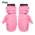 Miniatyrbillede 9 af 11: 1 Par Nye Moderne Børne Vinter Varme Snehandsker Drenge Piger Ski Vindtætte Vandtætte Tykke Vanter Hold Fingrene Varme C-grey 0-5 years One Size