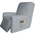 Miniatyrbillede 11 af 11: 4 stk. Recliner Sofabetræk til Stue Elastisk Lænestolsbetræk Beskyttelse Lazy Boy Relax Lænestolsbetræk Coffee