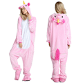 Pikkukuva 5 / 11: Naisten Yksisarvinen Stitch Onesie Unisex Talvi Joulu Pyjamat Yöasut Asut Aikuiset Flanelli Yövaatteet Pyjama Puple Tenma M