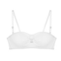 Miniatyrbilde 1 av 5: Sexy trådløse BH-er for kvinner, myk sømløs BH, Half Cup Push Up undertøy, Multi Way Invisible BH White 32B