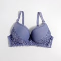 Miniatyrbild 5 av 6: Enfärgad Dam Stor Storlek BH 38D 40D 42D 44D 46D 48D Femme Plus Size Underkläder Bygel Formpressad BH Pink 85D