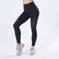 Miniatyrbilde 2 av 8: Yogabukser Sport Løping Sportsklær Elastiske Treningstights for Kvinner Army Green M