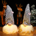 Miniatyrbilde 8 av 9: Juledekorasjoner Skog Eldre Anheng med Lys Ansiktsløs Dukke Oppheng Ornamenter Style D