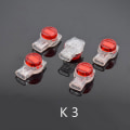 Miniatyrbillede 3 af 5: 50 stk. Rj45 Konnektor Krympeforbindelse Terminaler K1 K2 K3 Konnektor Vandtæt Ledningsføring Ethernet Kabel Telefonledning Terminaler 50pcs  K3