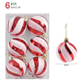Miniatyrbilde 1 av 11: 1 eske Julekuler Juletrepynt Julekule Xmas Hengende Treanheng Hjemmefestdekor 2023 Nyttårsgave Noel Navidad 6pcs 6cm-A as picture