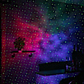 Miniatyrbilde 5 av 5: Aurora Star Galaxy Stjernehimmel LED Projektor Lampe Roterende Nattlys Fargerik Nebula Sky Lampe Atmosfære Soverom Ved Siden Av Lampe White According to the state sent