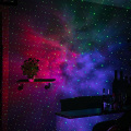 Miniatyrbillede 5 af 5: Aurora Stjerne Galaxy Stjerneklar Himmel LED Projektor Lampe Roterende Natlys Farverig Nebula Sky Lampe Atmosfære Soveværelse Sengelampe White According to the state sent